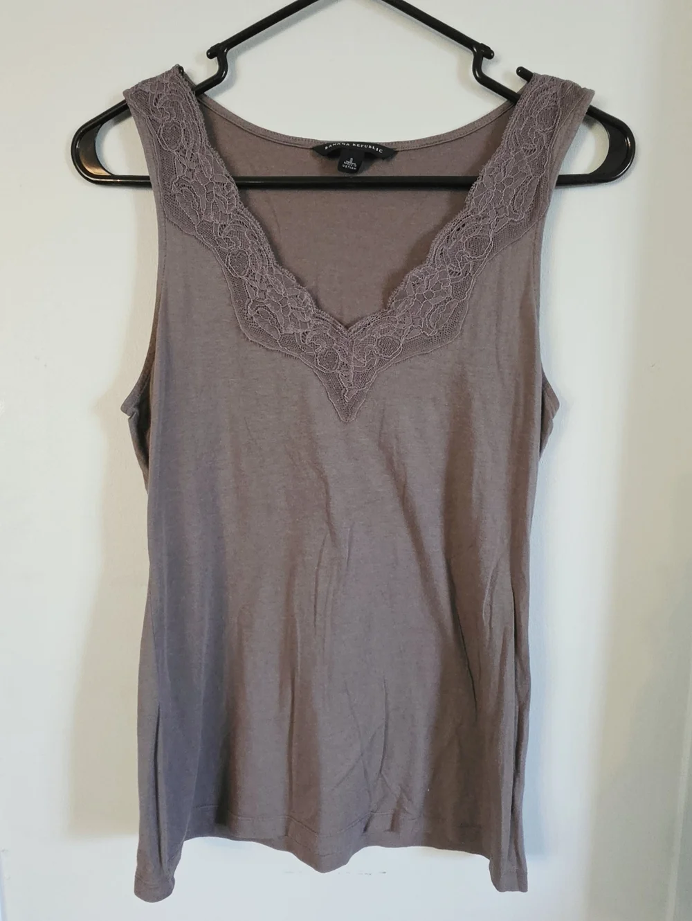 Banana Republic Lace-Trim V-Neck Tank Top
